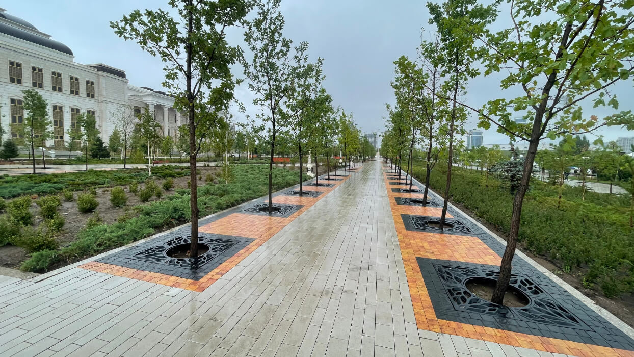 Приствольная решетка для дерева ZKING CRUST 1.2х1.2м Черная в Киржаче фото