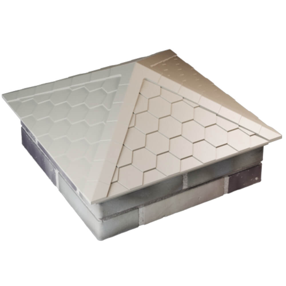 Колпак Zking Эверест Бежевый на столб 2х2 кирпича (535х535мм) Киржач фото