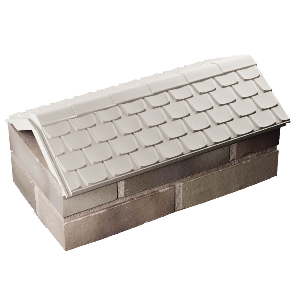 Парапет Zking Эльбрус Бежевый с посадкой на 1 кирпич (255мм) в Киржаче фото