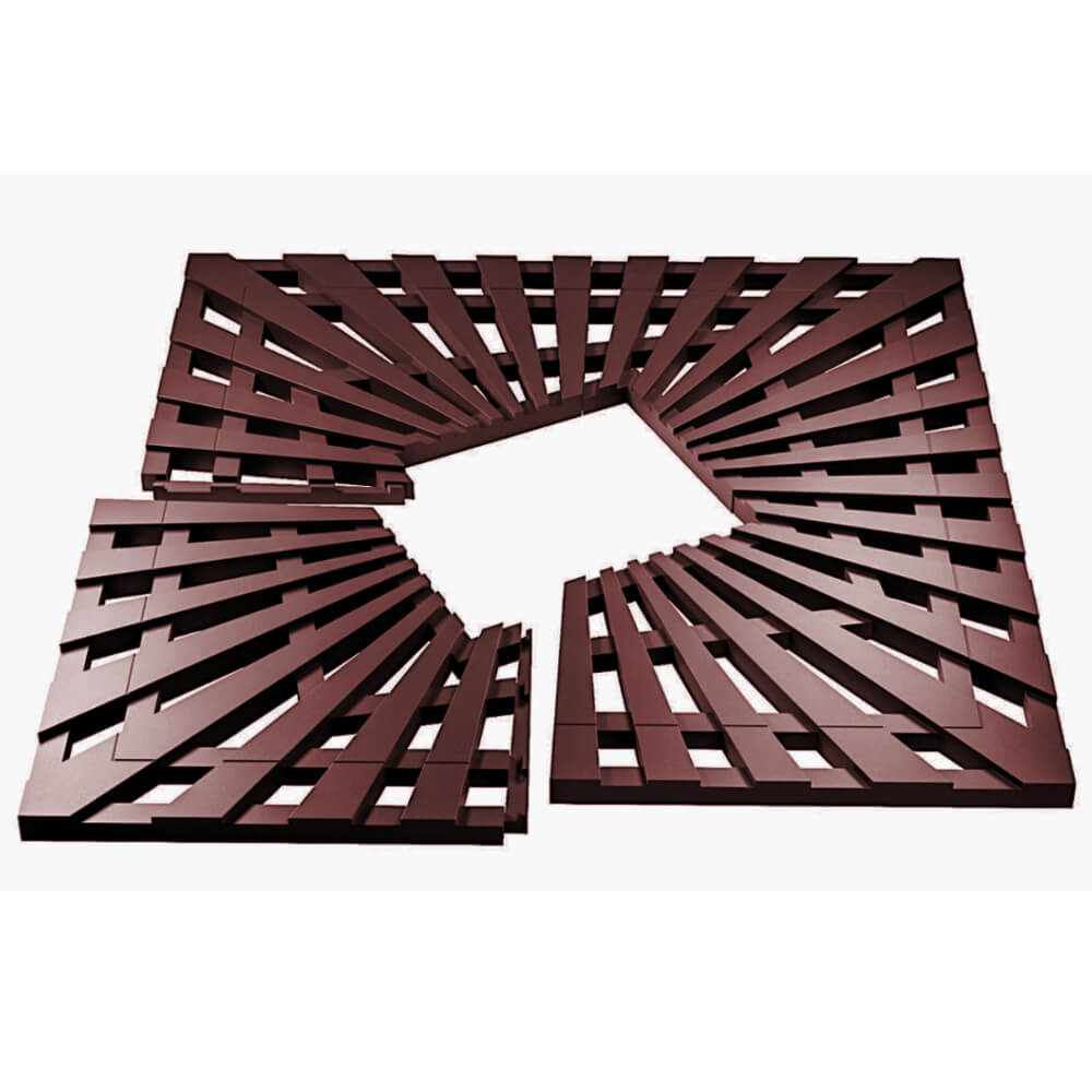 Приствольная решетка для дерева ZKING ATMOSPHERE 1.2х1.2м Коричневая в Киржаче фото