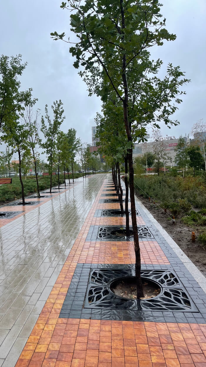 Приствольная решетка для дерева ZKING CRUST 1.2х1.2м Черная в Киржаче фото