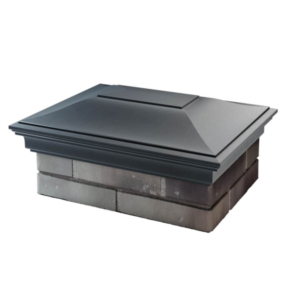 Колпак Zking Монблан Серый на столб 2х1.5 кирпича (515х385мм) в Киржаче фото