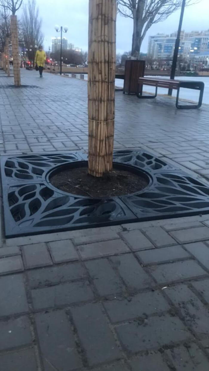 Приствольная решетка для дерева ZKING CRUST 1.2х1.2м Черная в Киржаче фото