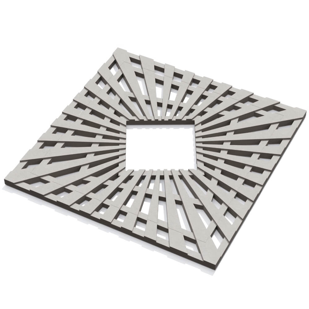 Приствольная решетка для дерева ZKING ATMOSPHERE 1.2х1.2м Бежевая в Киржаче фото