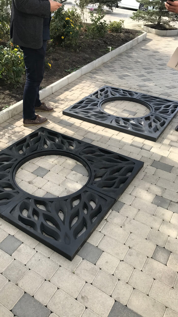 Приствольная решетка для дерева ZKING CRUST 1.2х1.2м Черная в Киржаче фото