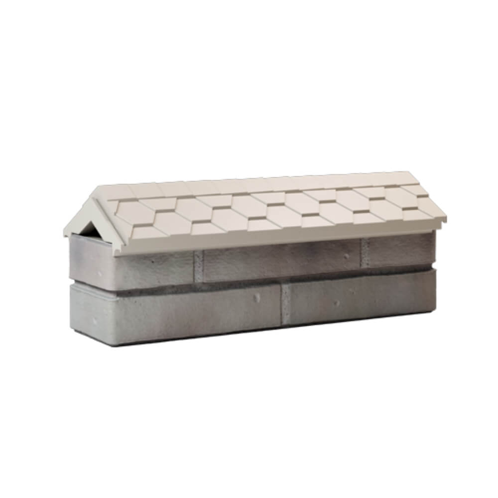 Парапет Zking Эверест Бежевый с посадкой на 0.5 кирпича (130мм) Киржач фото