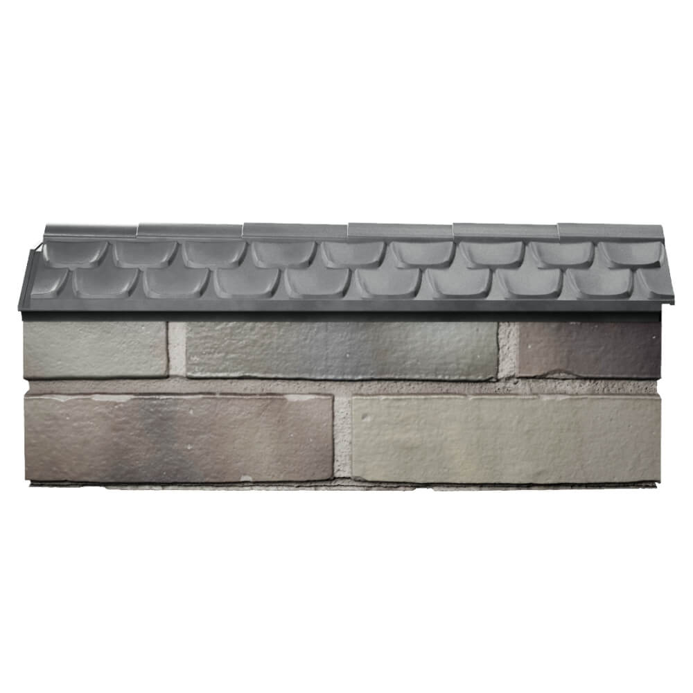 Парапет Zking Эльбрус Серый с посадкой на 0.5 кирпича (130мм) в Киржаче фото