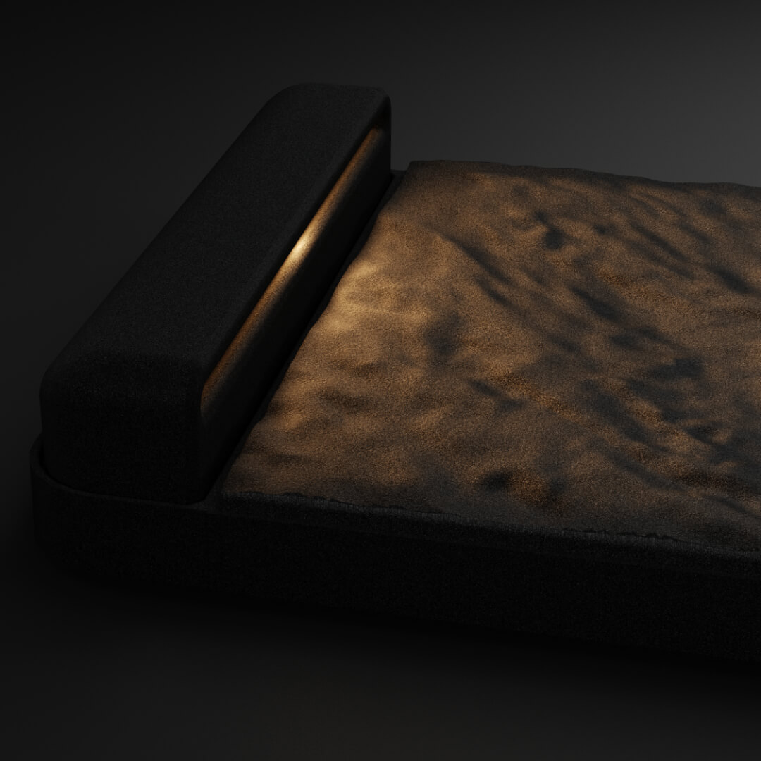 LED Светильник для шаговой плиты STONE Черный Сланец 330х75х98мм Киржач фото