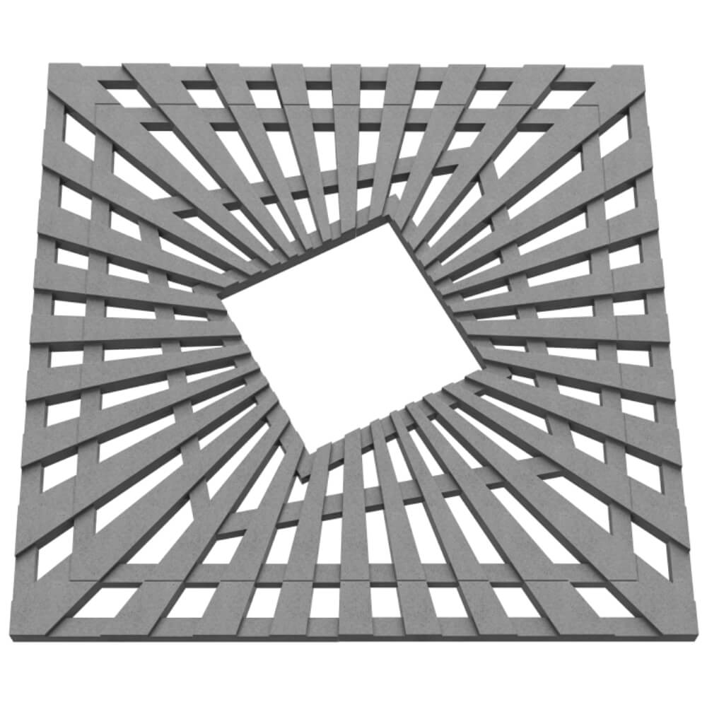 Приствольная решетка для дерева ZKING ATMOSPHERE 1.2х1.2м Серая в Киржаче фото