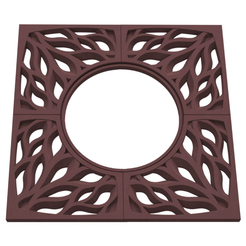 Приствольная решетка для дерева ZKING CRUST 1.2х1.2м Коричневая в Киржаче фото