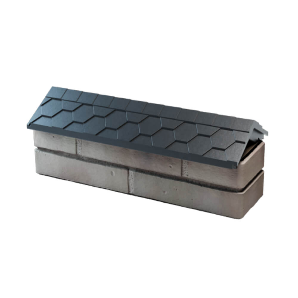 Парапет Zking Эверест Серый с посадкой на 0.5 кирпича (130мм) в Киржаче фото