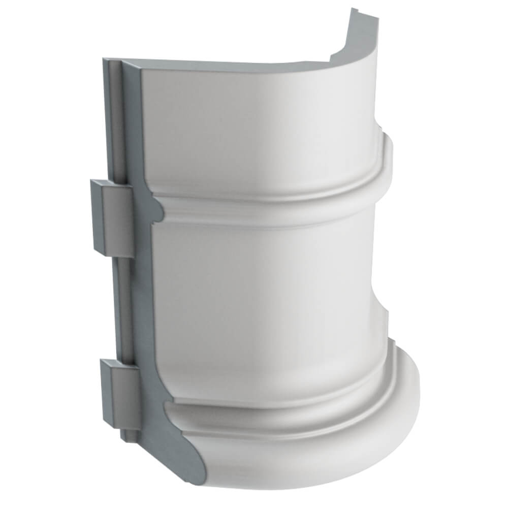 Подступенок угловой Verona 110х140х30мм Мраморный