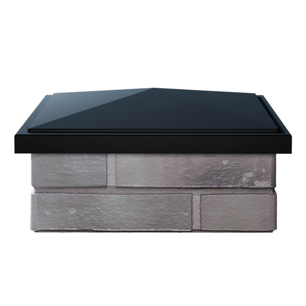 Колпак Zking БонаМоно Черный на столб 1.5х1.5 кирпича (385х385, 400х400мм) Киржач фото