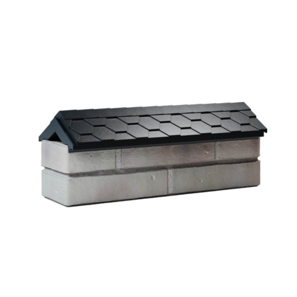 Парапет Zking Эверест Черный с посадкой на 0.5 кирпича (130мм) Киржач фото