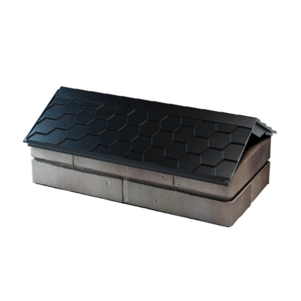 Парапет Zking Эверест Черный с посадкой на 1 кирпич (200/225/255мм) в Киржаче фото