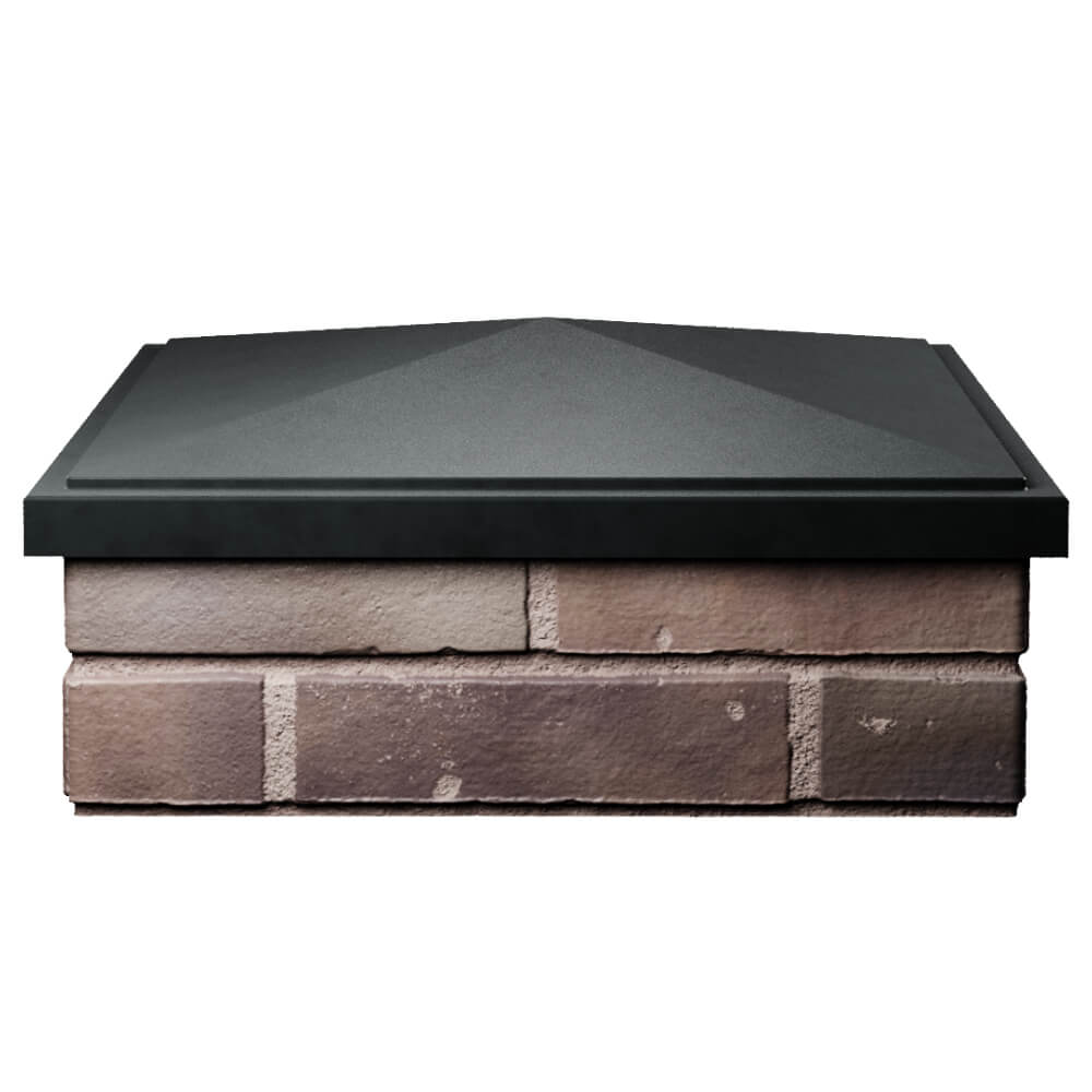 Колпак Zking БонаМоно Черный на столб 2х2 кирпича (515х515, 530х530мм) Киржач фото