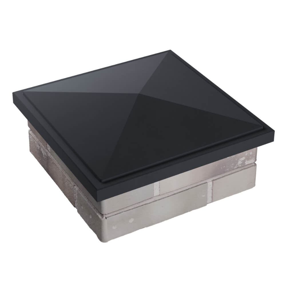 Колпак Zking БонаМоно Серый на столб 1.5х1.5 кирпича (385х385, 400х400мм) в Киржаче фото