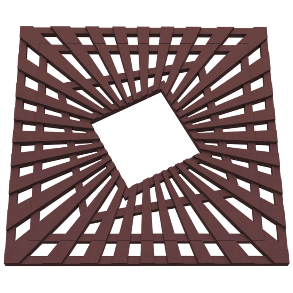 Приствольная решетка для дерева ZKING ATMOSPHERE 1.2х1.2м Коричневая в Киржаче фото