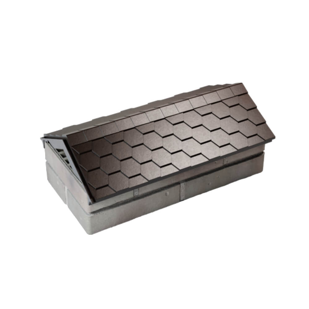 Парапет Zking Эверест Коричневый с посадкой на 1 кирпич (200/225/255мм) в Киржаче фото