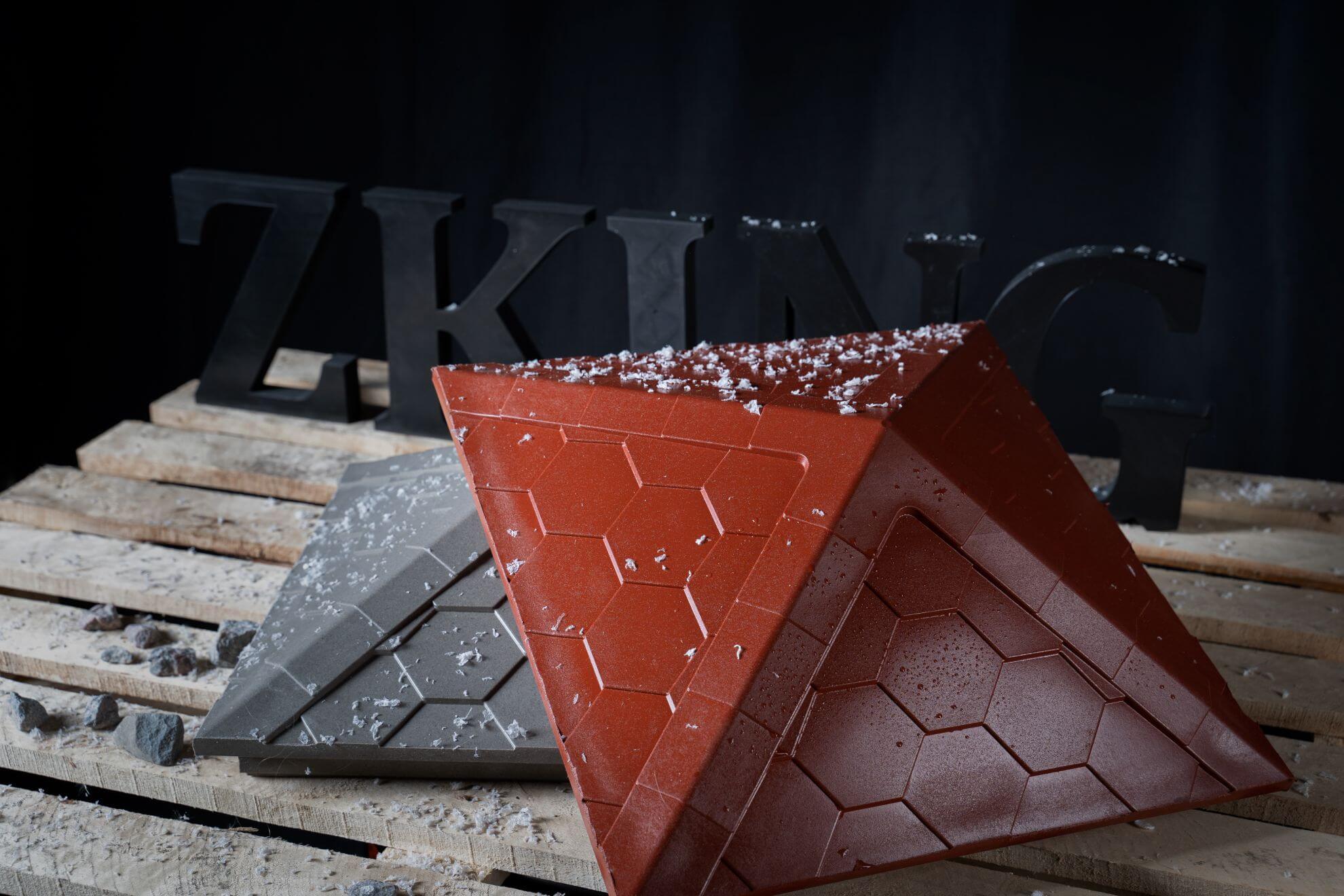 Колпак Zking Эверест Красный на столб 1.5х1.5 кирпича (390х390мм) в Киржаче фото