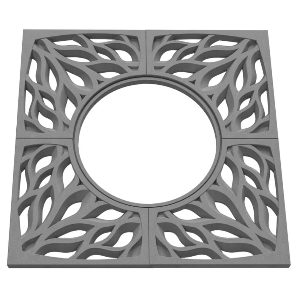 Приствольная решетка для дерева ZKING CRUST 1.2х1.2м Серая в Киржаче фото