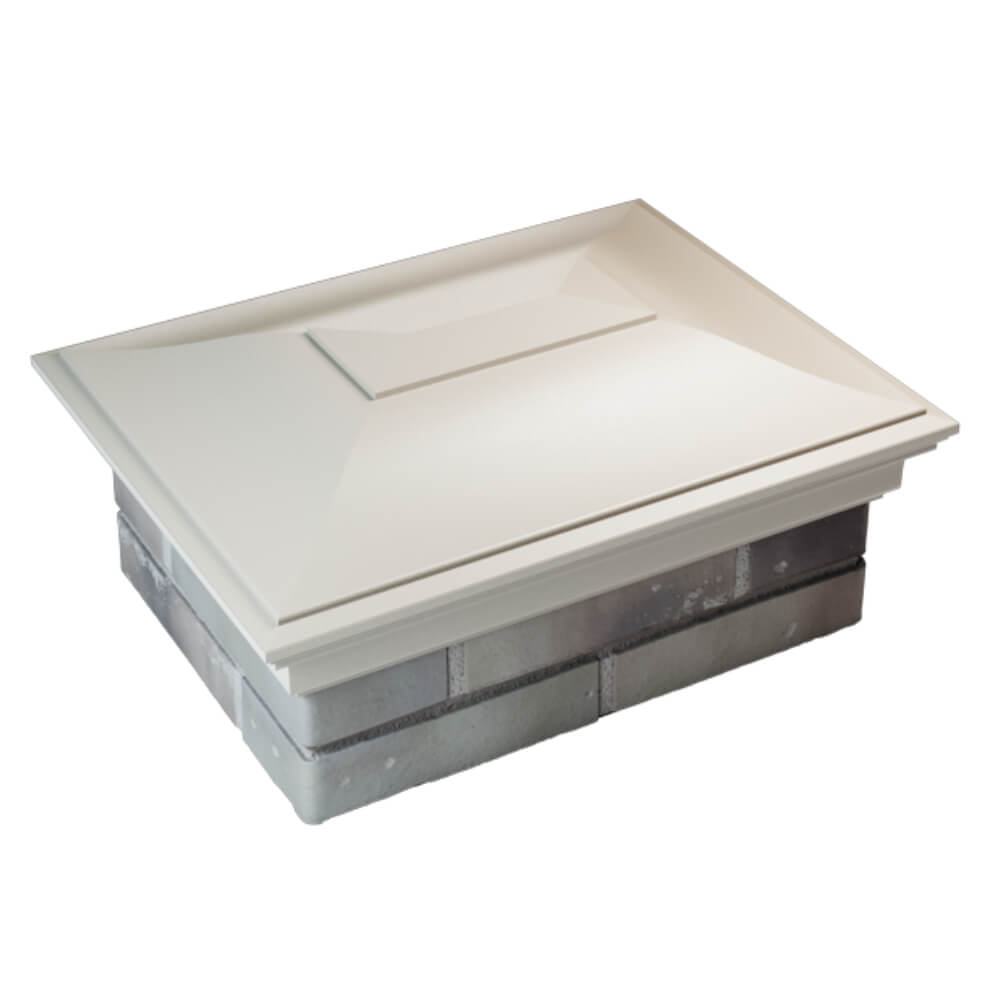 Колпак Zking Монблан Бежевый на столб 2х1.5 кирпича (515х385мм) Киржач фото