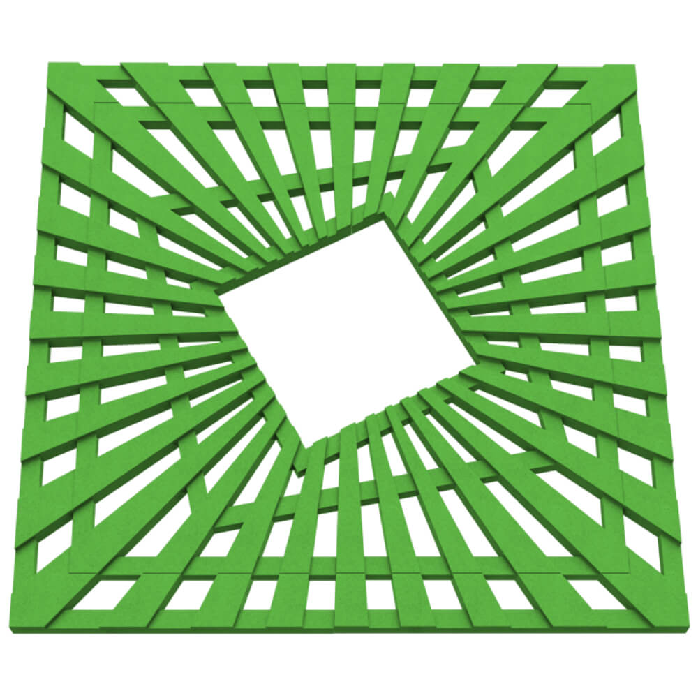 Приствольная решетка для дерева ZKING ATMOSPHERE 1.2х1.2м Зеленая в Киржаче фото