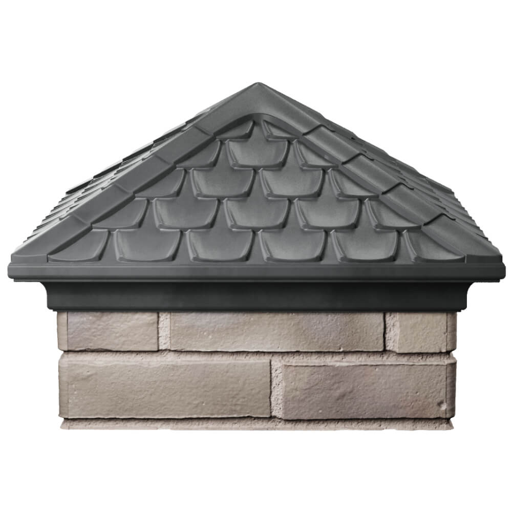 Колпак Zking Эльбрус Серый на столб 1.5х1.5 кирпича (385х385мм) Киржач фото