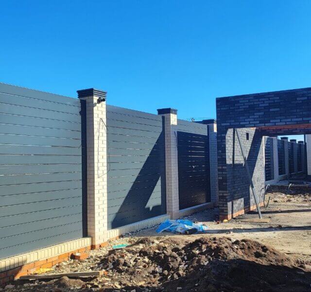 Колпак Zking Бона ХайТек Серый на столб 1.5х1.5 кирпича (385х385мм) в Киржаче фото