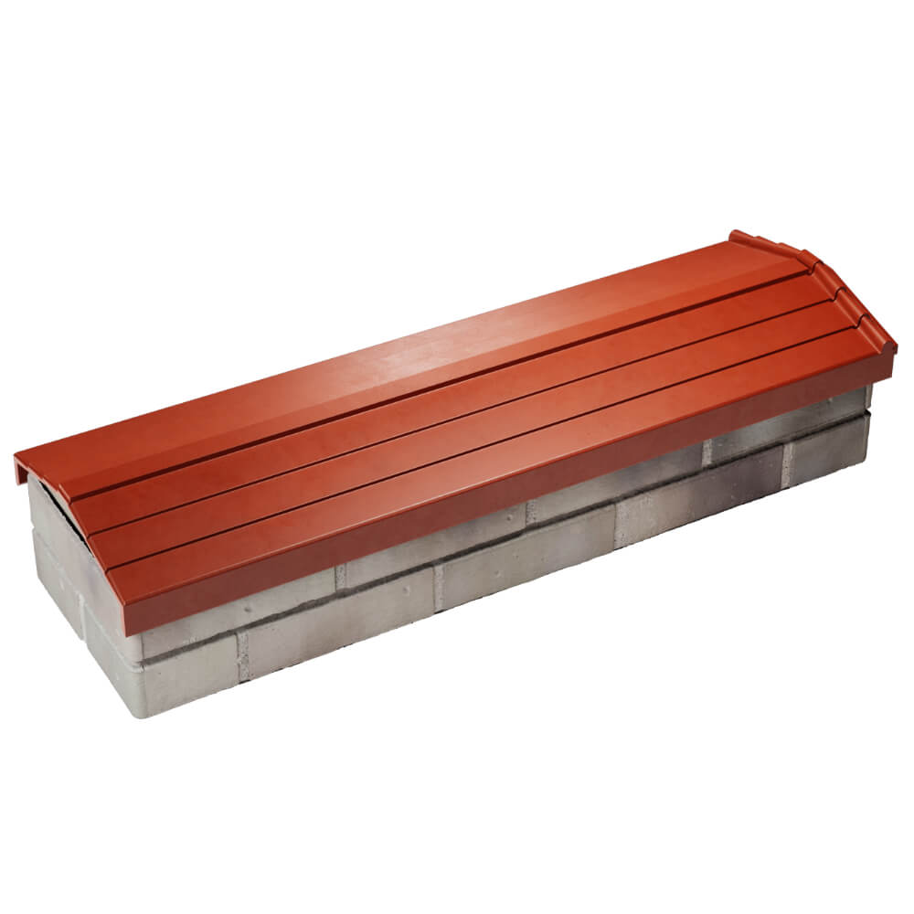 Парапет Zking Бона ХайТек Красный посадка на 0.5 кирпича (130мм) в Киржаче фото