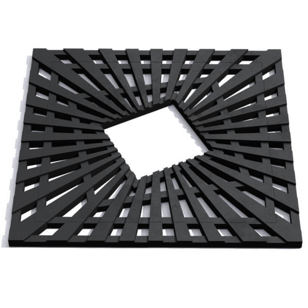 Приствольная решетка для дерева ZKING ATMOSPHERE 1.2х1.2м Черная Киржач фото