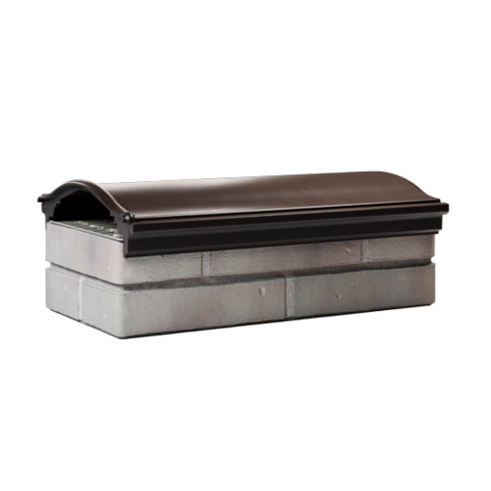 Парапет Zking Монблан Коричневый посадка на 1 кирпич (200/225/255мм) Киржач фото