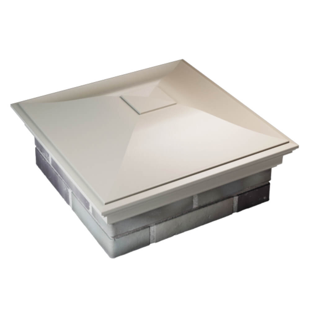 Колпак Zking Монблан Бежевый на столб 2х2 кирпича (515х515мм) Киржач фото