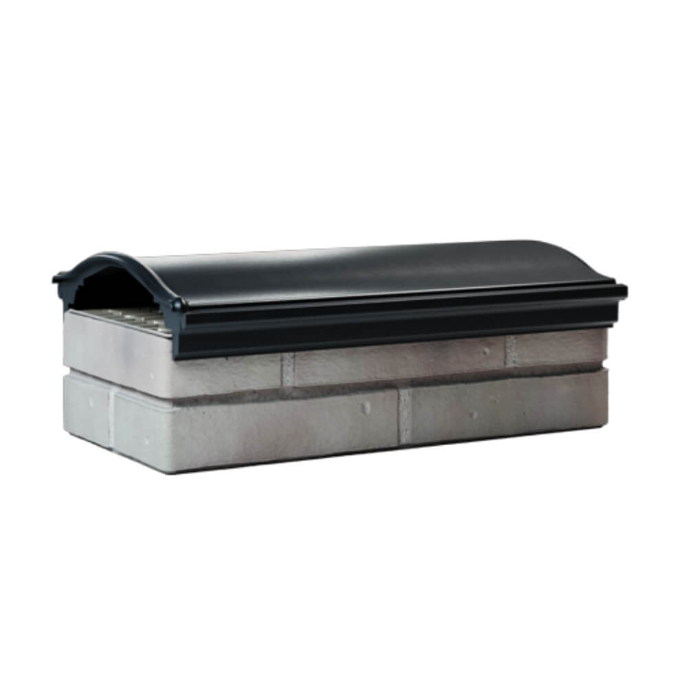 Парапет Zking Монблан Черный посадка на 1 кирпич (200/225/255мм) Киржач фото