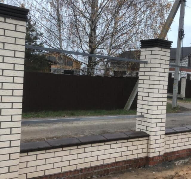 Колпак Zking Бона ХайТек Коричневый на столб 1.5х1.5 кирпича (385х385мм) в Киржаче фото