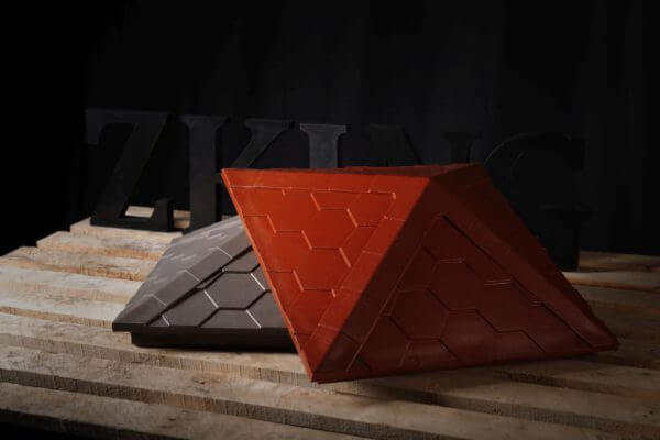 Колпак Zking Эверест Красный на столб 1.5х1.5 кирпича (390х390мм) в Киржаче фото