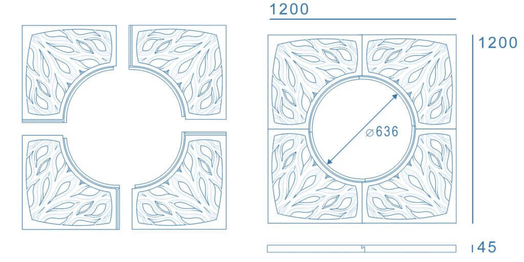 Приствольная решетка для дерева ZKING CRUST 1.2х1.2м Черная в Киржаче фото