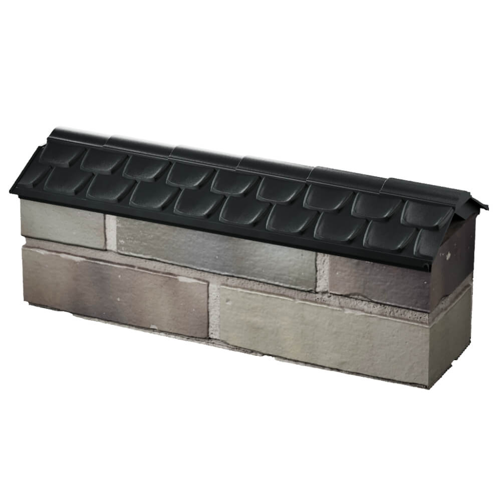 Парапет Zking Эльбрус Черный с посадкой на 0.5 кирпича (130мм) в Киржаче фото