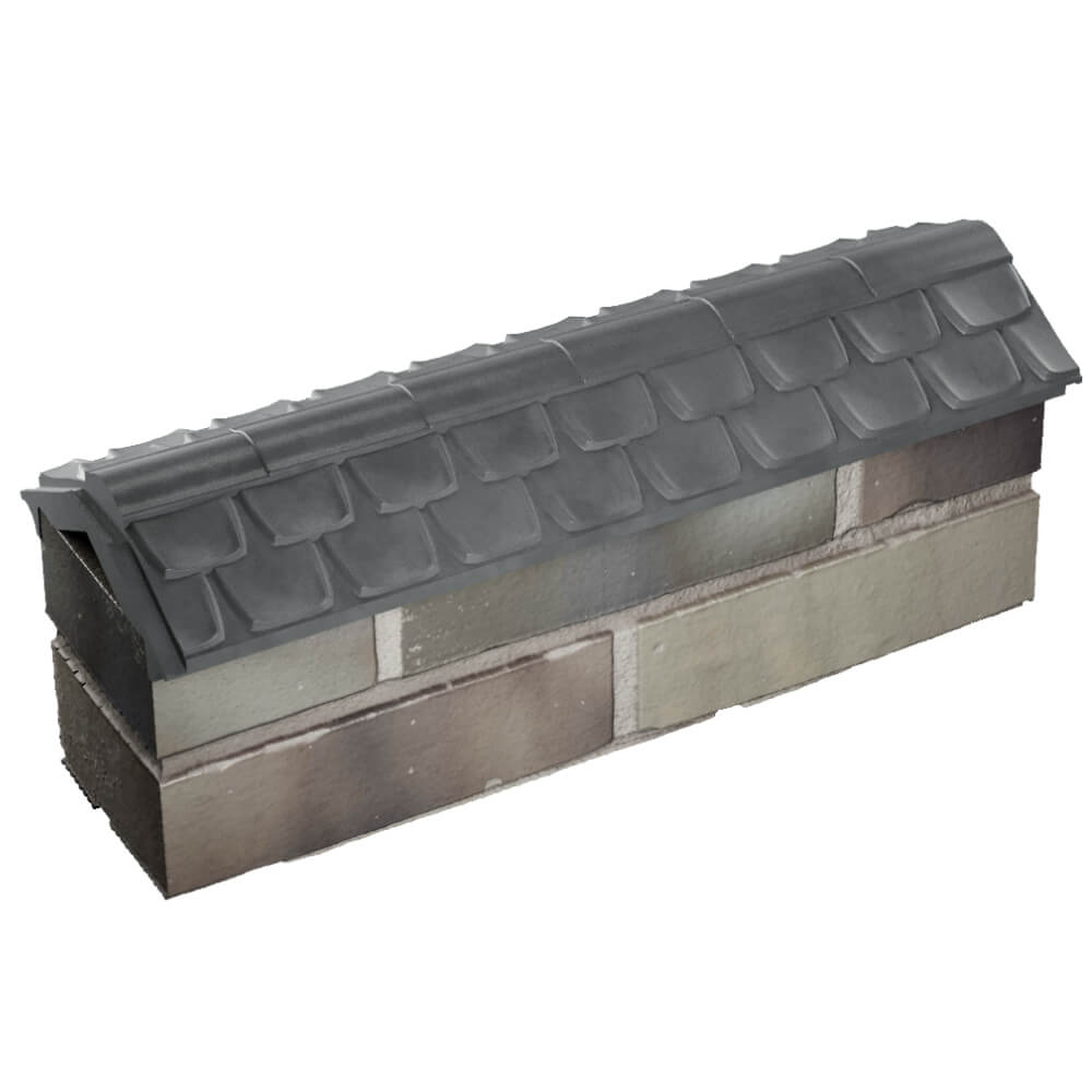 Парапет Zking Эльбрус Серый с посадкой на 0.5 кирпича (130мм) в Киржаче фото