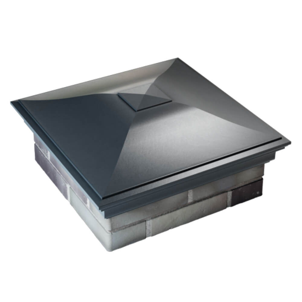 Колпак Zking Монблан Серый на столб 2х2 кирпича (515х515мм) Киржач фото