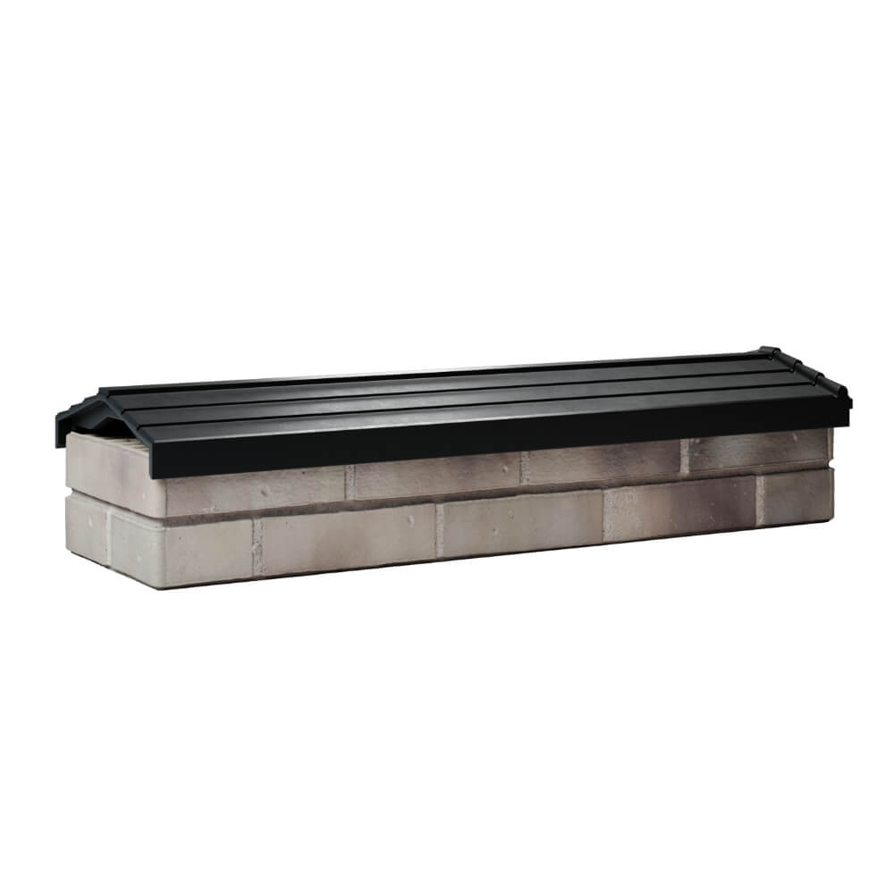 Парапет Zking Бона ХайТек Черный посадка на 0.5 кирпича (130мм) Киржач фото