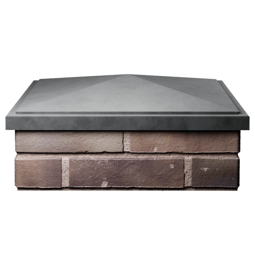 Колпак Zking БонаМоно Серый на столб 2х2 кирпича (515х515, 530х530мм) Киржач фото