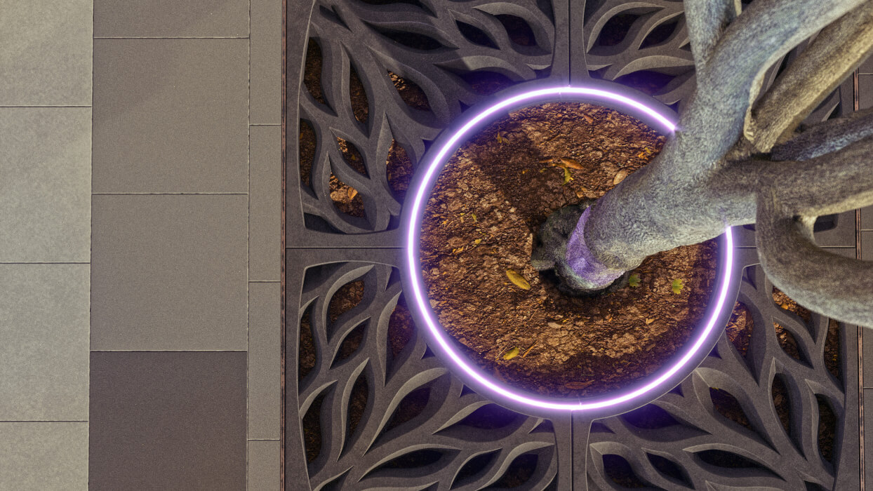 Приствольная решетка для дерева ZKING CRUST 1.2х1.2м Черная в Киржаче фото