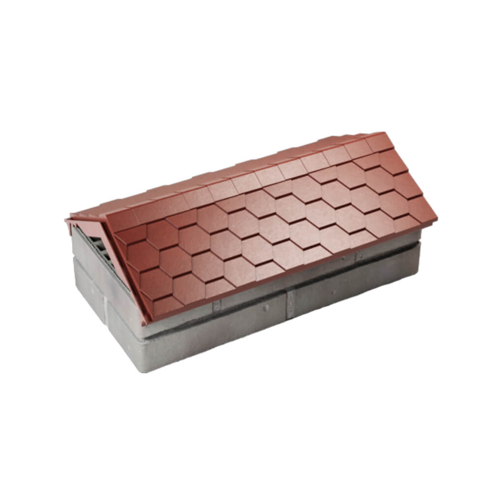 Парапет Zking Эверест Красный с посадкой на 1 кирпич (200/225/255мм) в Киржаче фото
