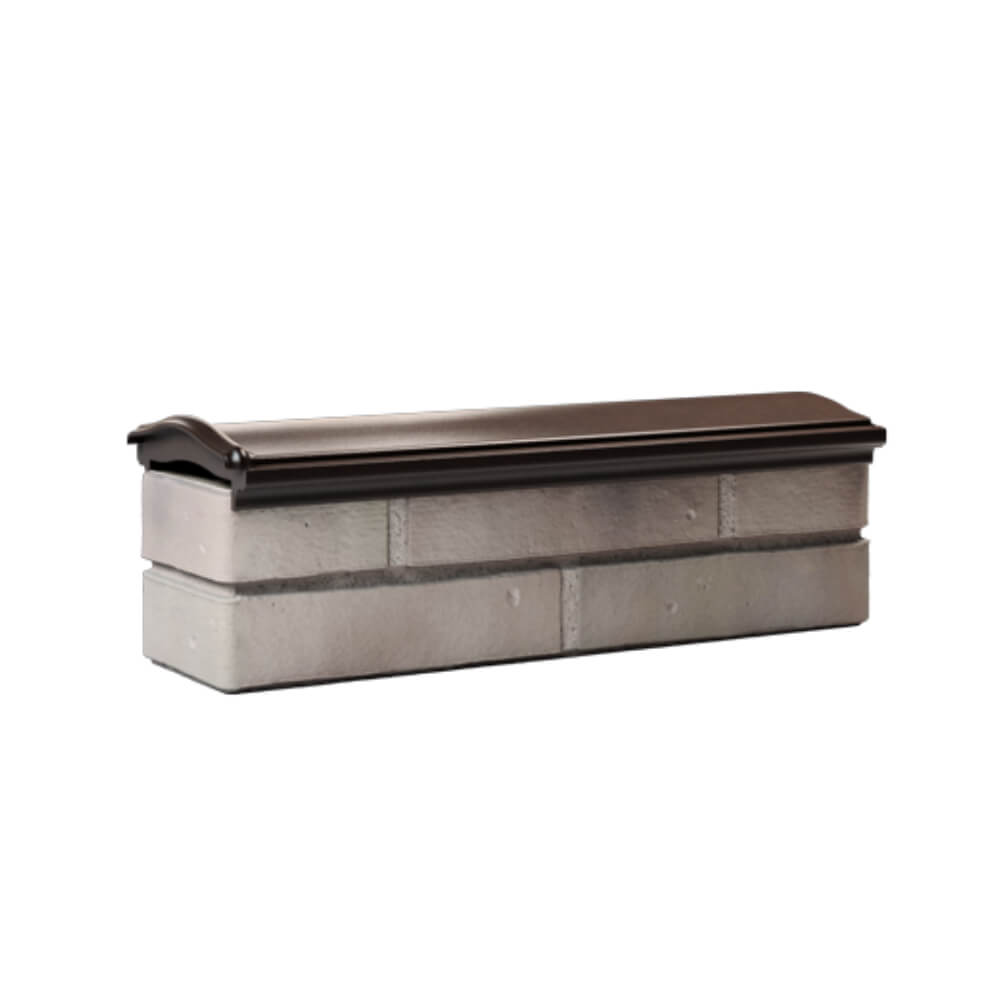 Парапет Zking Монблан Коричневый посадка на 0.5 кирпича (130мм) Киржач фото