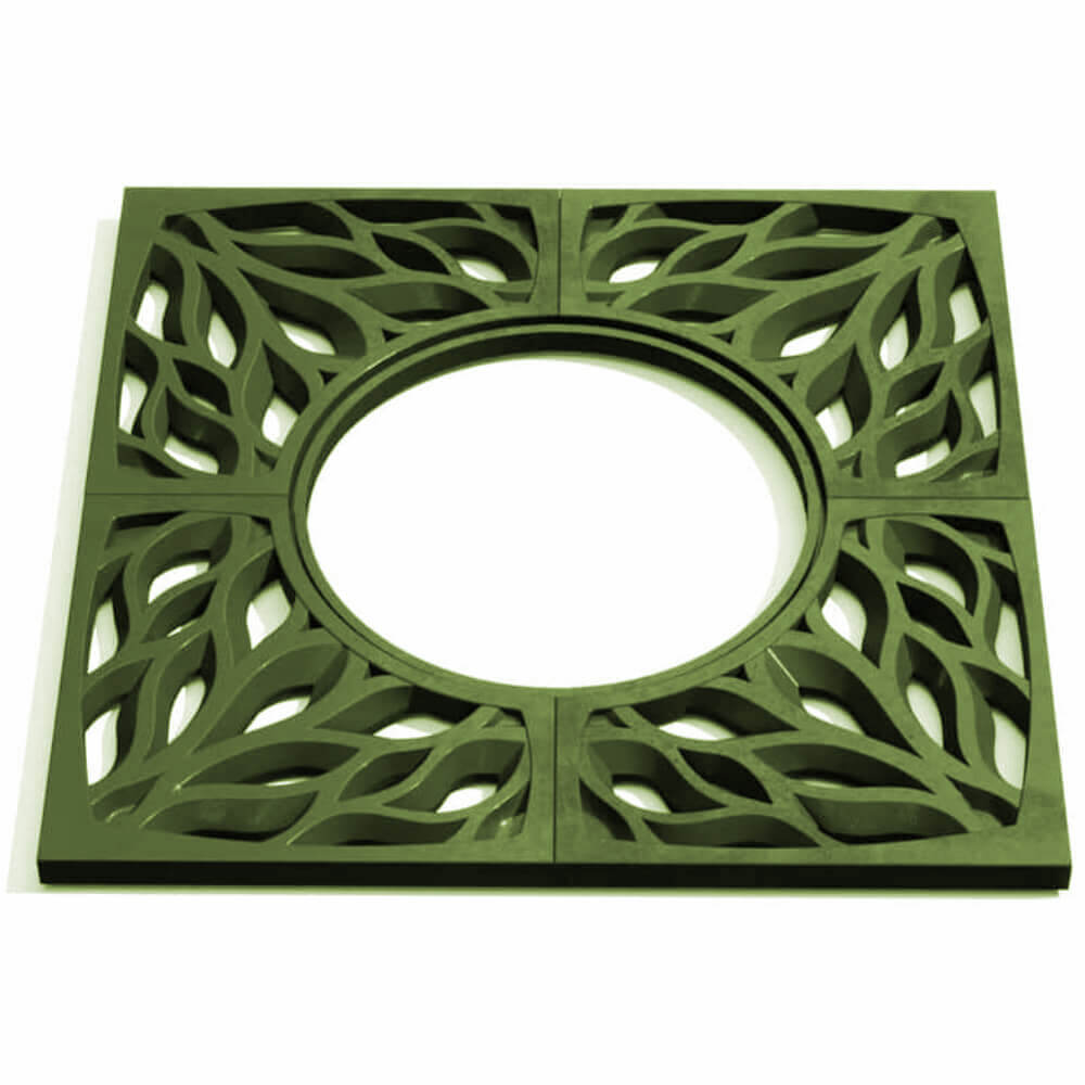 Приствольная решетка для дерева ZKING CRUST 1.2х1.2м Зеленая Киржач фото