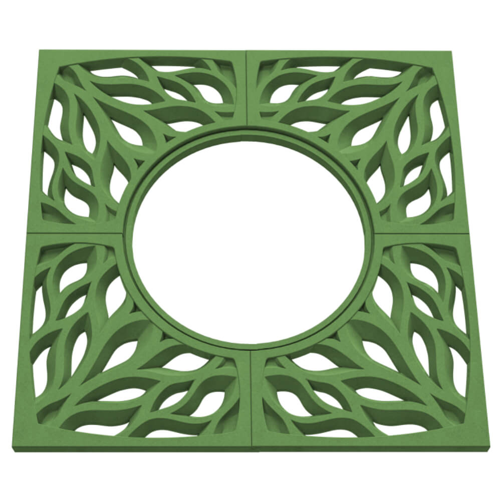 Приствольная решетка для дерева ZKING CRUST 1.2х1.2м Зеленая в Киржаче фото