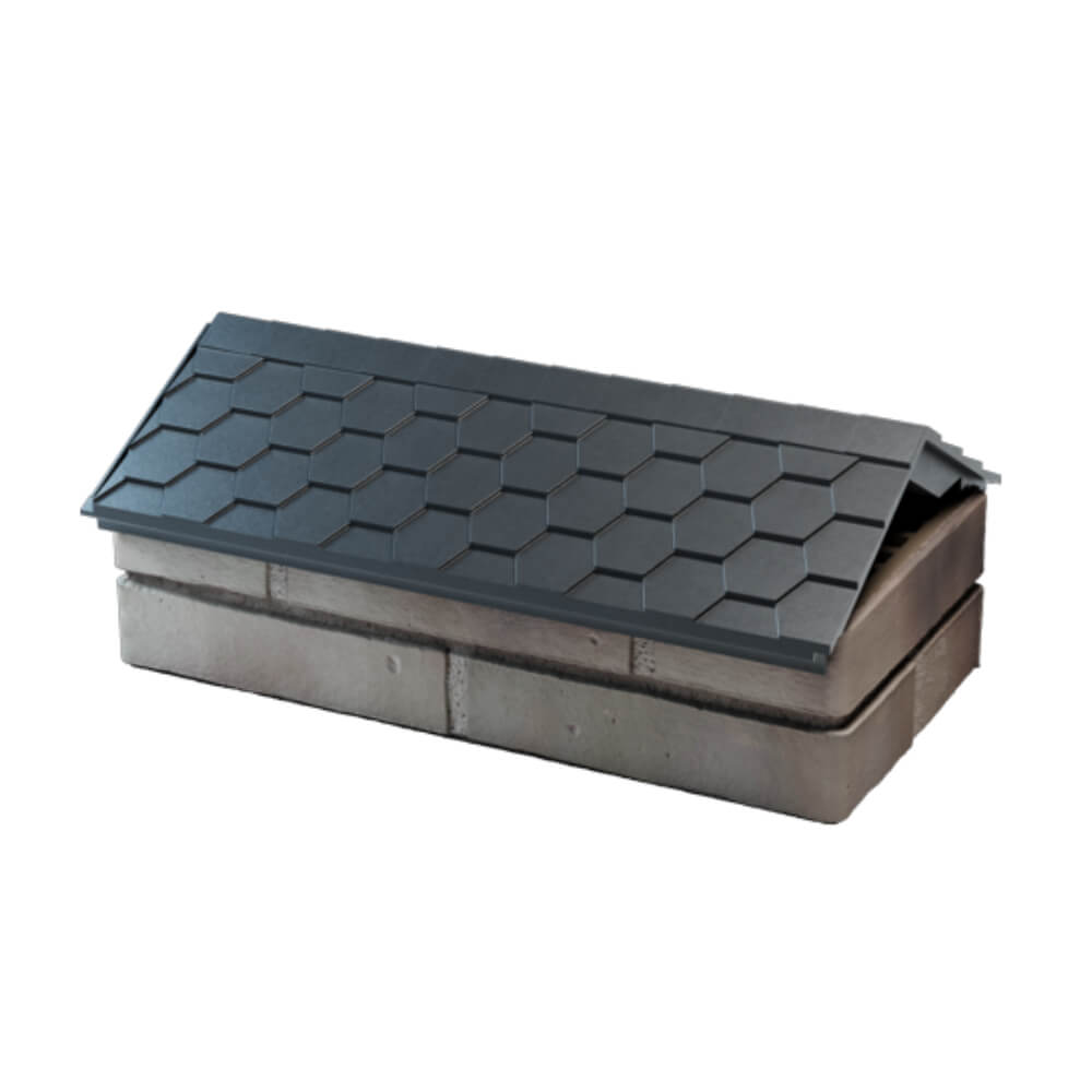 Парапет Zking Эверест Серый с посадкой на 1 кирпич (200/225/255мм) в Киржаче фото