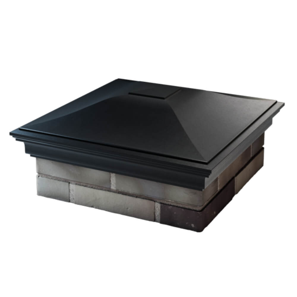 Колпак Zking Монблан Черный на столб 2х2 кирпича (515х515мм) в Киржаче фото