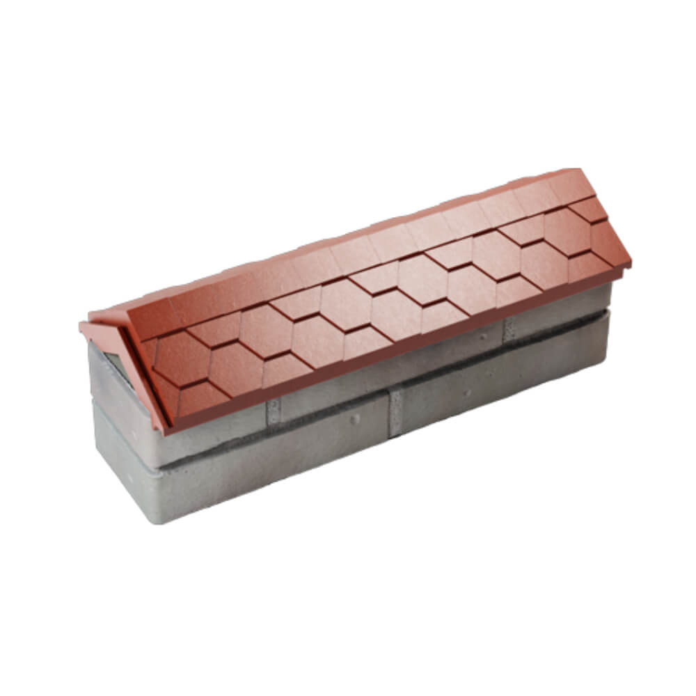 Парапет Zking Эверест Красный с посадкой на 0.5 кирпича (130мм) в Киржаче фото